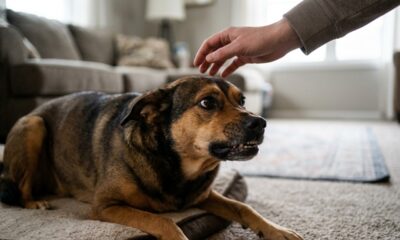 Veterinários alertam: “Se o seu cachorro rosna quando você tenta fazer carinho, isso não significa que ele seja mau, mas pode ser uma maneira de pedir distância”