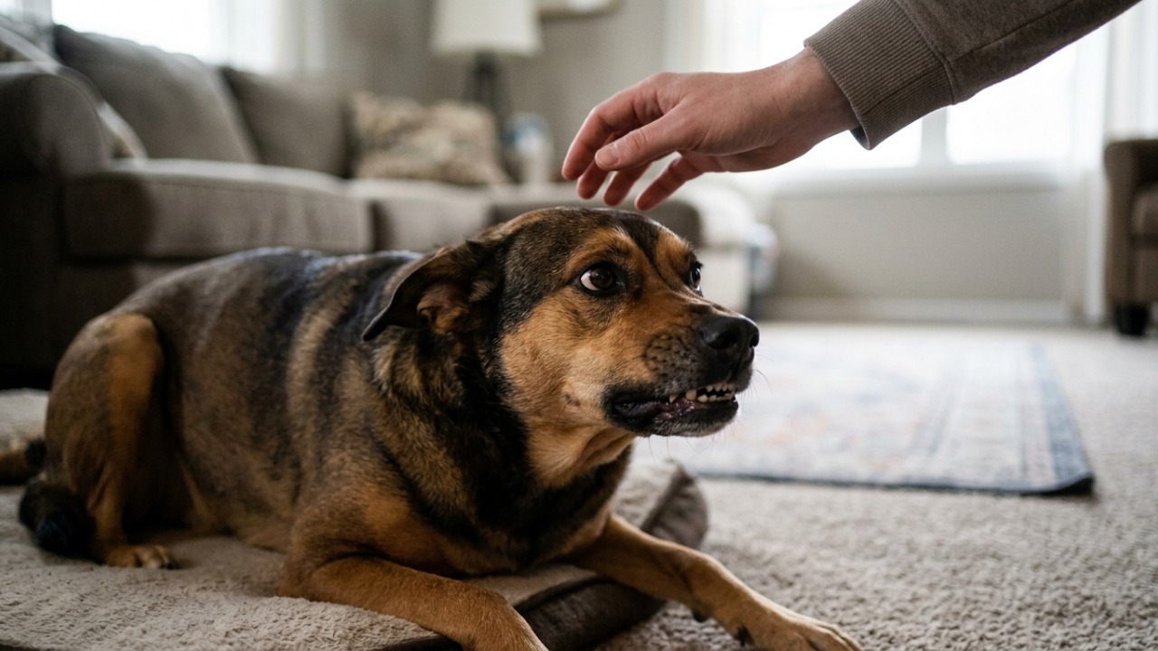 Veterinários alertam: “Se o seu cachorro rosna quando você tenta fazer carinho, isso não significa que ele seja mau, mas pode ser uma maneira de pedir distância”