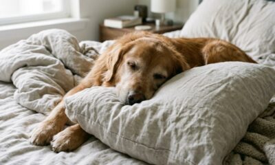 Especialistas em cães afirmam: “Quando o cachorro prefere o travesseiro, ele pode não estar buscando apenas conforto, mas a parte da cama com mais cheiro do tutor”