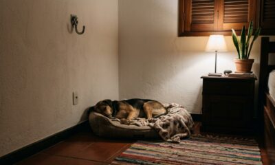 Especialistas em comportamento animal explicam onde não colocar a cama do cachorro dentro de casa para evitar interrupções, desconforto e noites mal dormidas