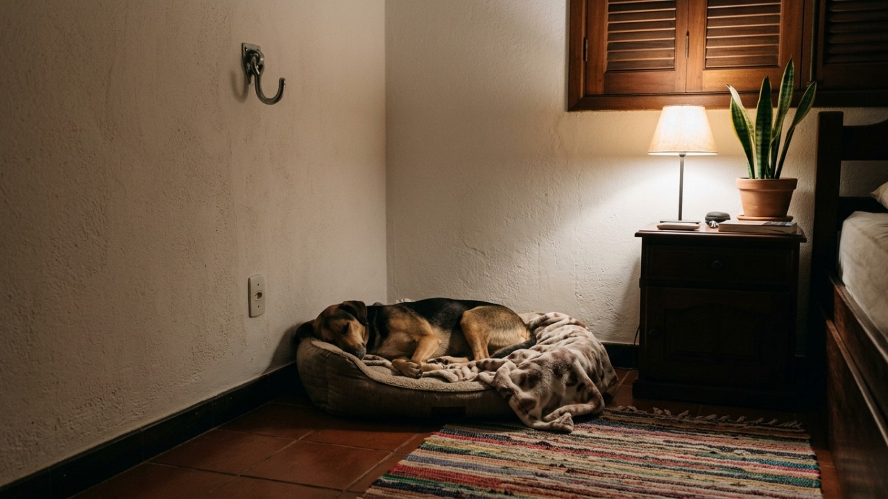 Especialistas em comportamento animal explicam onde não colocar a cama do cachorro dentro de casa para evitar interrupções, desconforto e noites mal dormidas