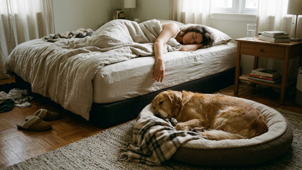 Especialistas em cães afirmam: “Quando o cachorro prefere o travesseiro, ele pode não estar buscando apenas conforto, mas a parte da cama com mais cheiro do tutor”