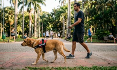 Colete escrito “não toque” no cachorro: o que esse aviso quer dizer e por que é melhor falar primeiro com o tutor
