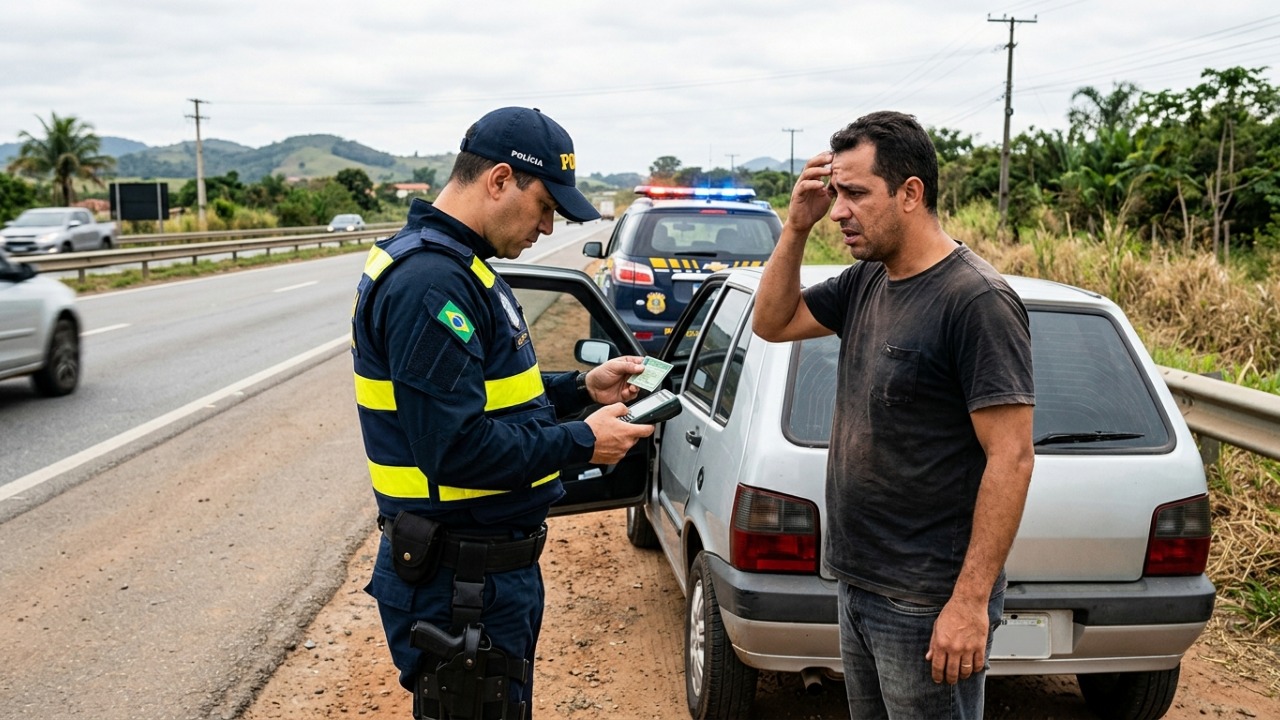 Motorista se recusa a soprar o bafômetro, recebe suspensão de 12 meses e continua dirigindo para trabalhar, até ser parado novamente e descobrir que pode perder a CNH por mais tempo