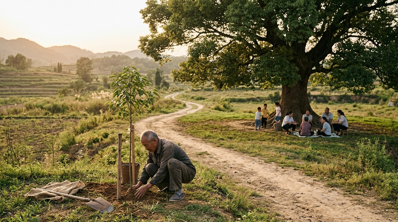 Provérbio chinês do dia: “Uma geração planta as árvores; a outra descansa na sombra.” Uma reflexão sobre por que o que fazemos hoje é herança para quem vem depois