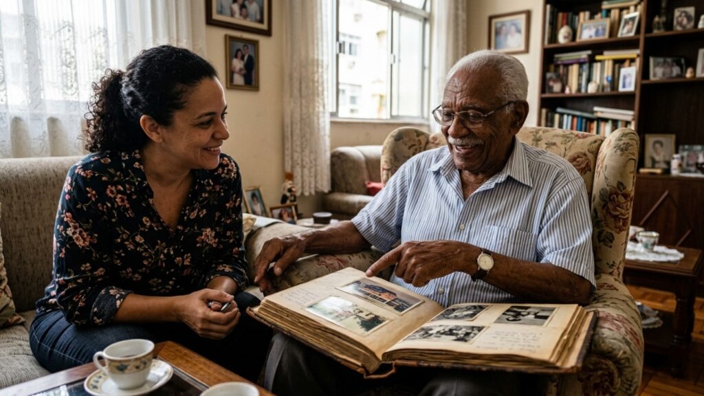 Especialistas em psicologia afirmam: “Quem gosta de contar histórias da juventude repetidamente pode não estar apenas com saudade, mas recorrendo a lembranças especialmente fortes e fáceis de acessar”