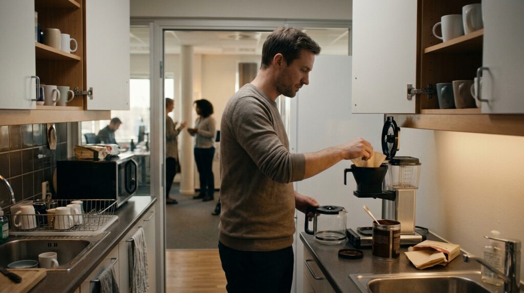A psicologia confirma: pessoas que passam um café novo quando pegam a última xícara podem não estar só sendo gentis, mas praticando uma forma silenciosa de reciprocidade