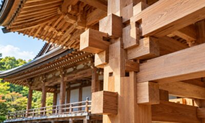 A técnica japonesa de unir peças de madeira sem pregos ou parafusos e como os encaixes tradicionais permitem construir estruturas complexas com precisão