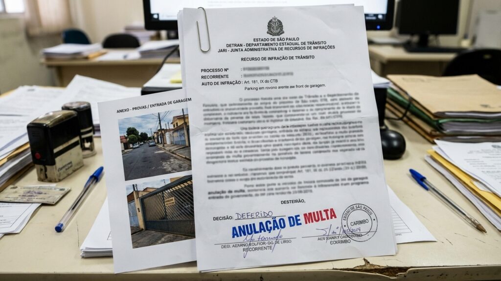 Motorista invade faixa exclusiva de ônibus para entrar na garagem de casa e juiz anula a multa de R$ 293 por comprovação de acesso ao lote