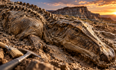 Durante 100 anos, essas “múmias” de dinossauros enganaram os cientistas, mas uma nova análise revela que seus corpos foram preservados por moldagem mineral