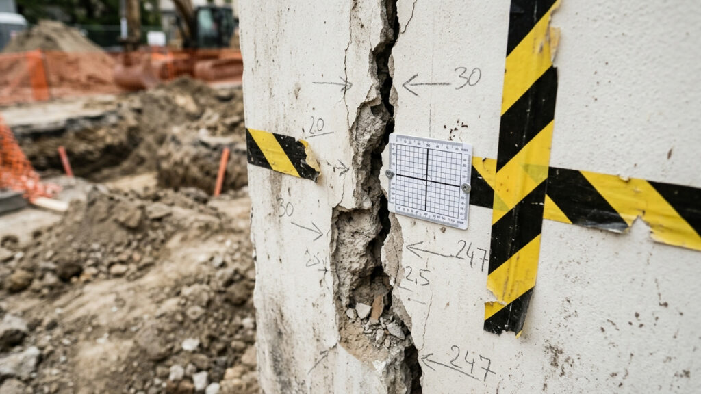"Ele escavou o quintal e meu muro rachou": juiz manda embargar a obra na hora e vizinho terá que pagar R$ 30 mil