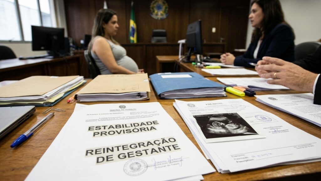 Trabalhadora descobre gravidez no contrato de experiência de 90 dias, é demitida e Justiça determina reintegração com R$ 18 mil retroativos