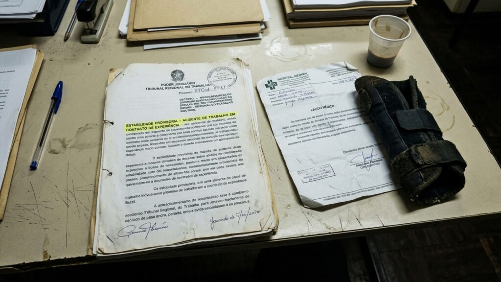 Operário sofre lesão grave em máquina durante contrato de experiência e tribunal garante estabilidade provisória de 12 meses no emprego