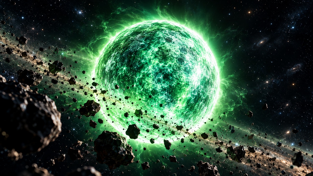 Astrônomos identificam uma estrela anã branca que parece verde aos olhos humanos e descobrem o fenômeno químico por trás dessa cor incomum