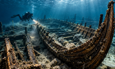 Seis navios vikings são encontrados no fundo do mar do Báltico com armas, ferramentas e objetos preservados durante séculos sob as águas geladas