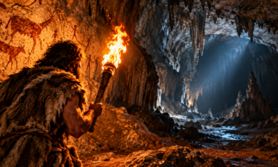 Há 14 mil anos, humanos entravam em cavernas mergulhadas na escuridão usando um truque surpreendente: veja como tochas e lâmpadas primitivas permitiam percorrer galerias subterrâneas