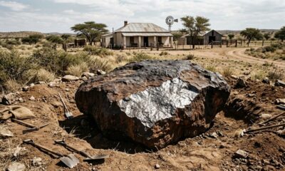 Em 1920, um agricultor atingiu algo duro com o arado e acabou descobrindo um meteorito de 60 toneladas que caiu na Terra há cerca de 80 mil anos