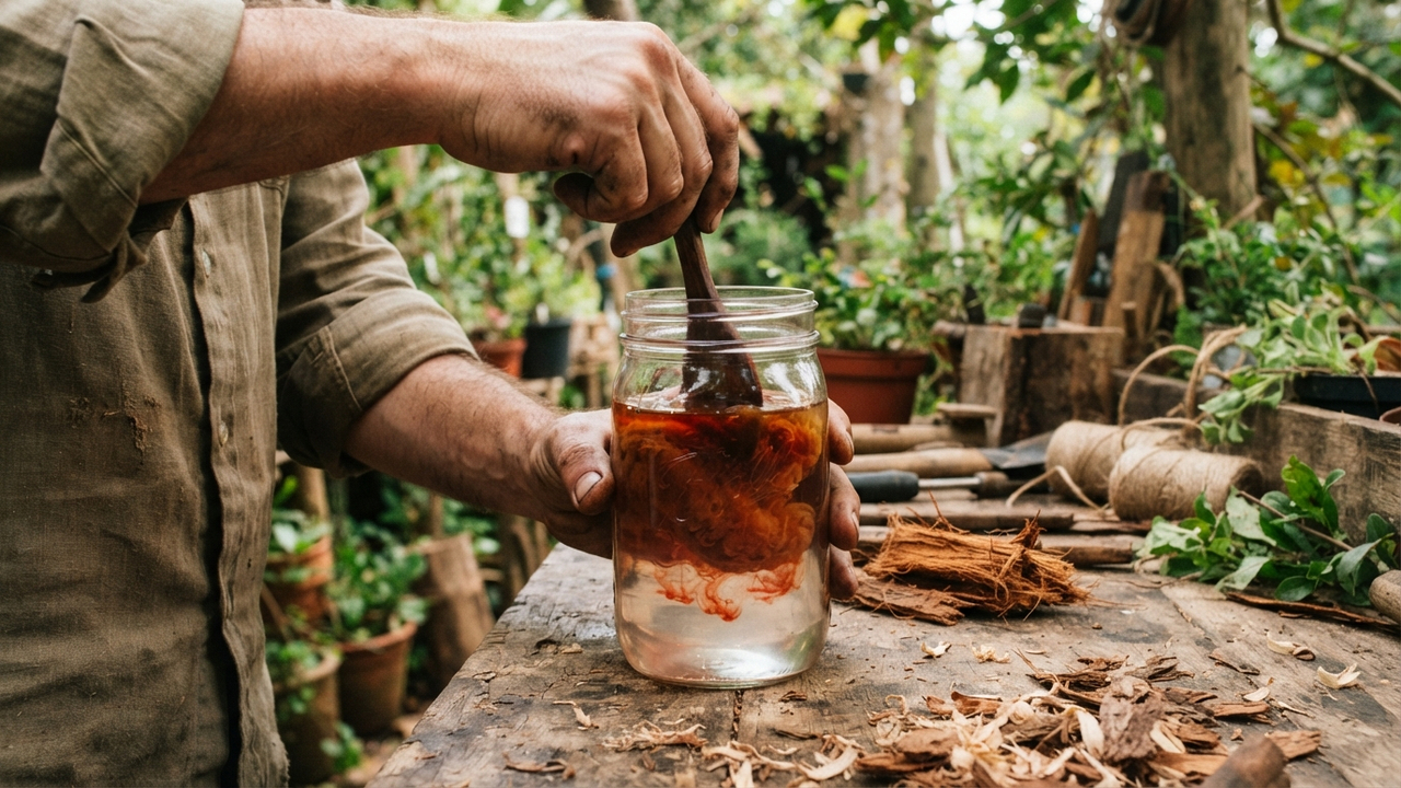 Extrato de casca de jatobá com álcool de cereais: o cicatrizante natural antifúngico para pincelar cortes de poda e enxertos de árvores