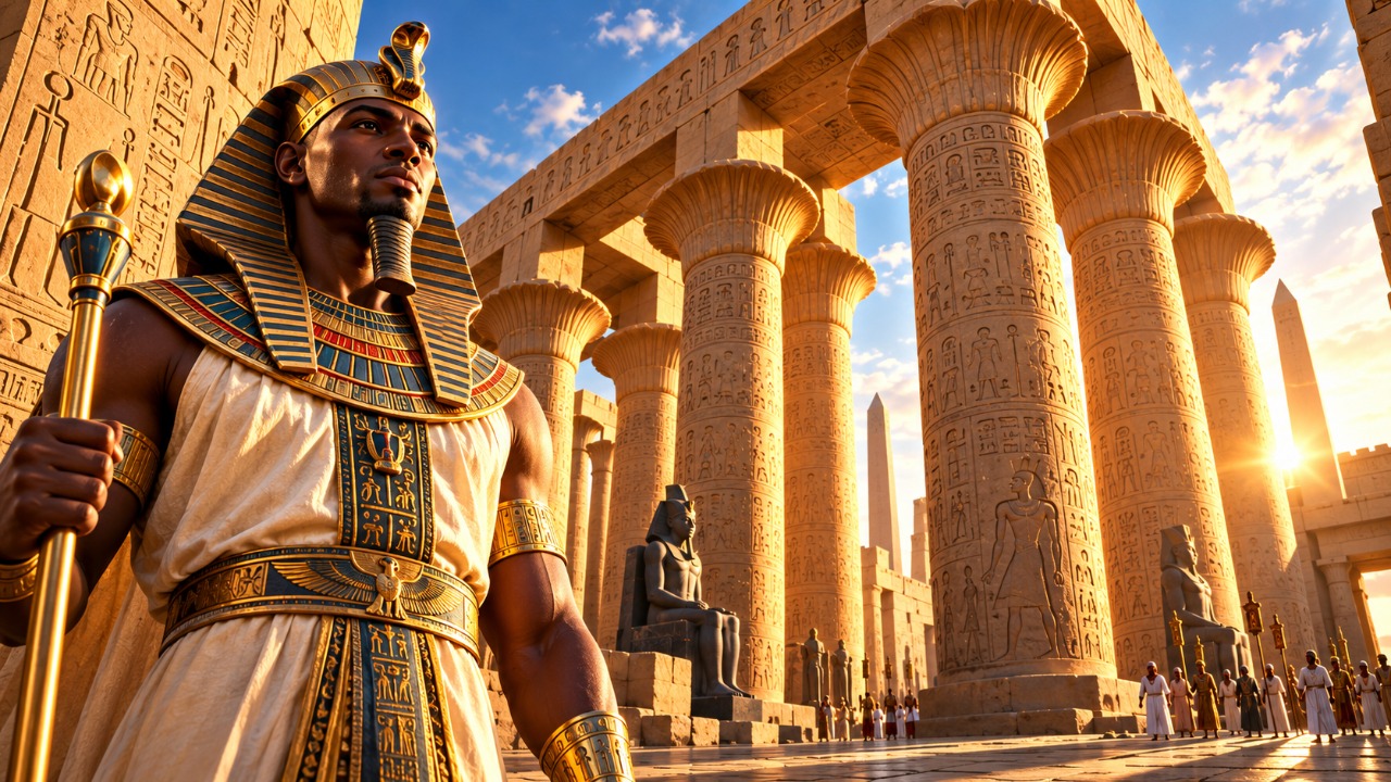 Eles conquistaram o Antigo Egito e construíram monumentos com colunas de quase 20 metros: agora, arqueólogos investigam as estruturas do faraó núbio Taharqa e revelam detalhes impressionantes de um templo milenar em Karnak