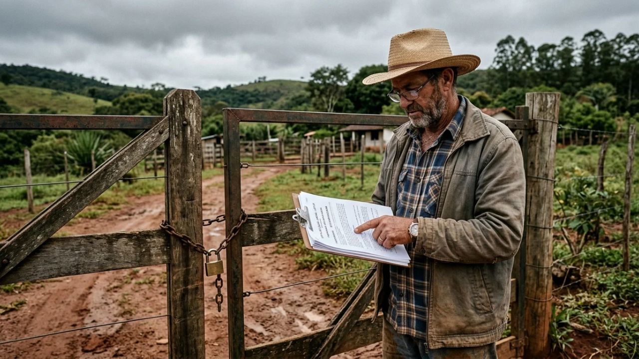 Fazendeiro compra terreno em leilão por R$ 110 mil, mas antigo morador se recusa a sair e a desocupação vira disputa judicial