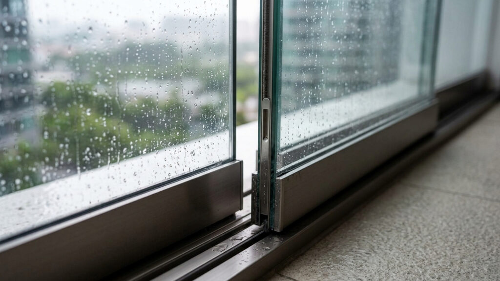 Fechamento de varanda com cortina de vidro retrátil: a técnica correta de abertura que protege da chuva sem abafar o apartamento