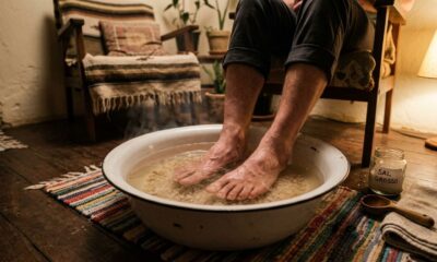Nem superstição, nem simples costume: lavar os pés com sal antes de dormir é um ritual antigo que atravessa gerações e carrega um significado curioso