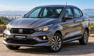 Fiat Cronos 2022 usado custa cerca de R$ 67 mil, tem motor 1.3 de 107 cv, porta-malas de 525 litros e pode ser alternativa ao Kwid 0 kmAutomobilismo 