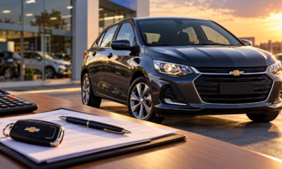 Chevrolet Onix surge com parcelas de aproximadamente R$ 1.100 por mês, mas o valor da entrada e as condições de financiamento podem mudar completamente o custo da compra