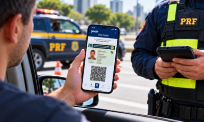 CNH Digital pode ser recusada durante a blitz: o detalhe que muitos motoristas ignoram pode impedir a apresentação correta do documento e até resultar em multa