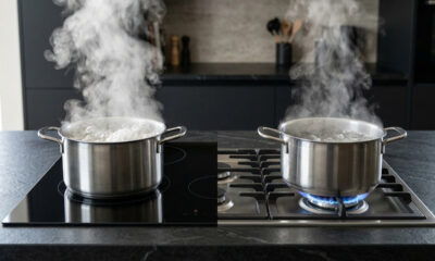 Fogão por indução ou fogão a gás: o teste da água fervente que revela qual sistema cozinha mais rápido e gasta menos no fim do mês