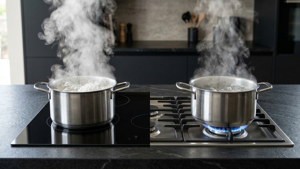 Fogão por indução ou fogão a gás: o teste da água fervente que revela qual sistema cozinha mais rápido e gasta menos no fim do mês