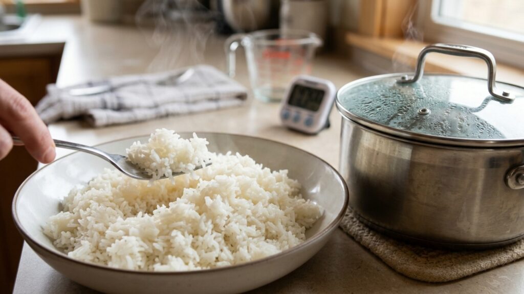 Colocar uma colher de vinagre no preparo do arroz: para que serve e por que chefs de cozinha recomendam esse truque