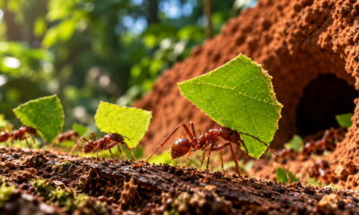 A formiga que cultiva fungos dentro do formigueiro, transporta pedaços de folhas por longas distâncias e utiliza uma técnica de agricultura natural que intriga pesquisadores há décadas