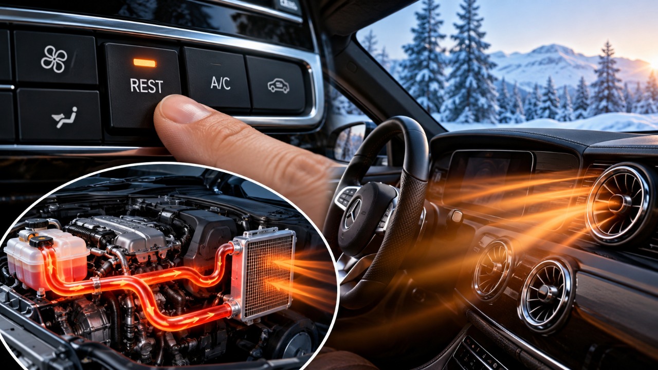 O botão presente em alguns carros que permite manter a temperatura interna mesmo depois de desligar o motor e como funciona esse recurso