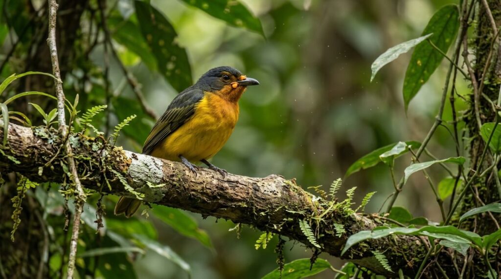 Cientistas conseguem filmar pela primeira vez pássaro colorido que não era visto há 13 anos, e imagens raras surpreendem pesquisadores