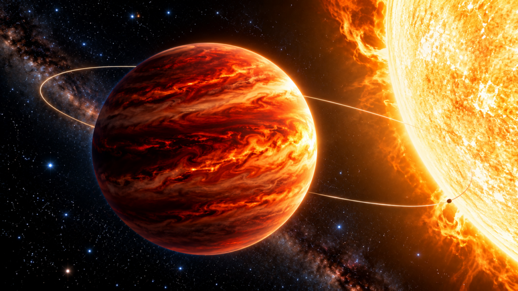 Um planeta gigante vai parar de passar diante de sua estrela em 2033: sua estranha órbita está mudando diante dos nossos olhos