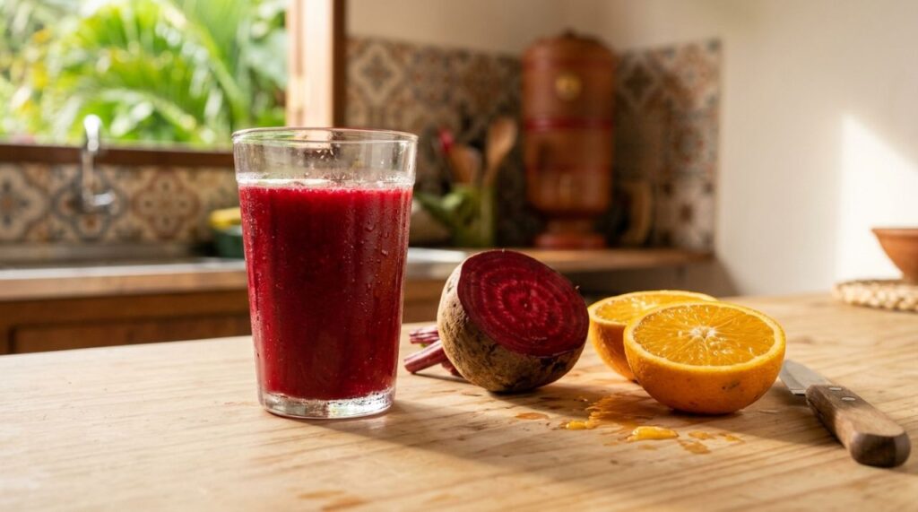Gengibre e beterraba no liquidificador: a combinação que surpreende pelos benefícios e revela por que tanta gente está apostando nessa bebida natural para cuidar da saúde