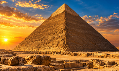 Construída há mais de 4.500 anos, a Grande Pirâmide de Gizé atravessou o surgimento e a queda de civilizações, enfrentou terremotos e mudanças no Egito e ainda impressiona o mundo com sua engenharia monumental