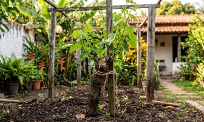 Enxerto de uva em casa: a técnica simples que faz o pé produzir mais rápido, até em quintal pequeno