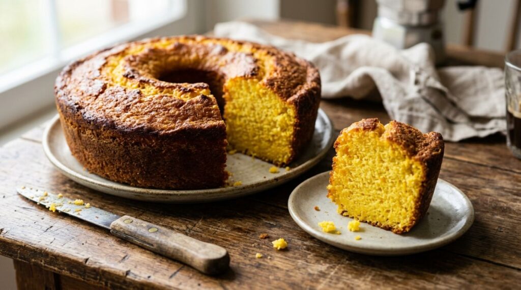 O segredo do bolo de milho cremoso que parece feito na roça: a receita de liquidificador que combina sabor de infância e preparo simples