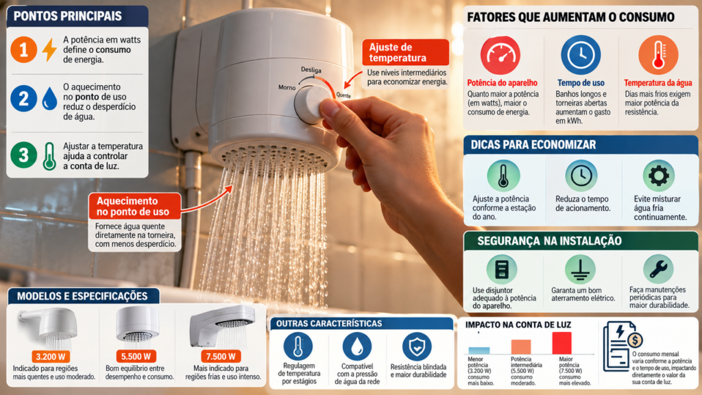 Família instala um aquecedor elétrico de água para melhorar o conforto em casa e descobre quanto custa manter o equipamento funcionando durante os meses mais frios