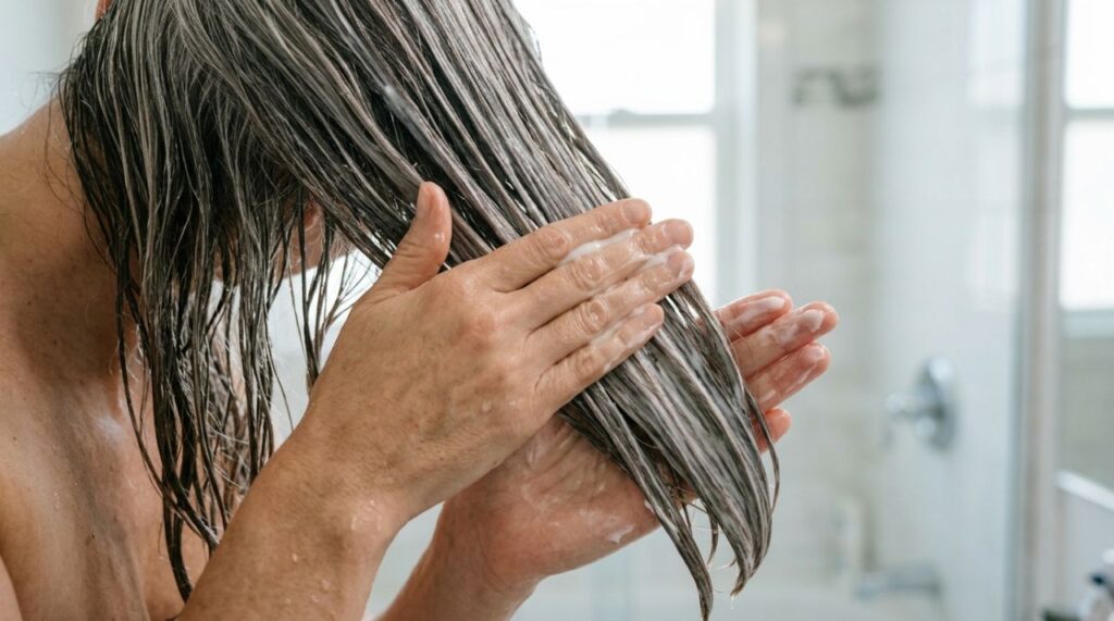 Shampoo roxo e máscara hidratante nos cabelos brancos: para que serve essa combinação e por que o tempo de contato pode mudar a aparência dos grisalhos