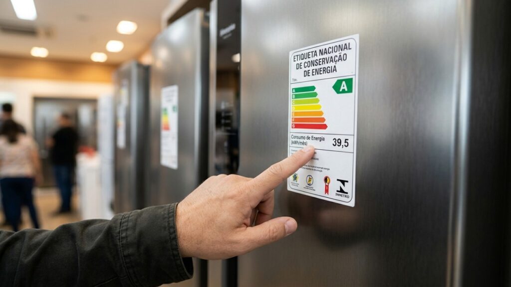 Família troca a geladeira duplex de 15 anos por uma frost free de 450 litros e descobre como a distância da parede, a borracha da porta e a regulagem do termostato interferem no consumo de eletricidade