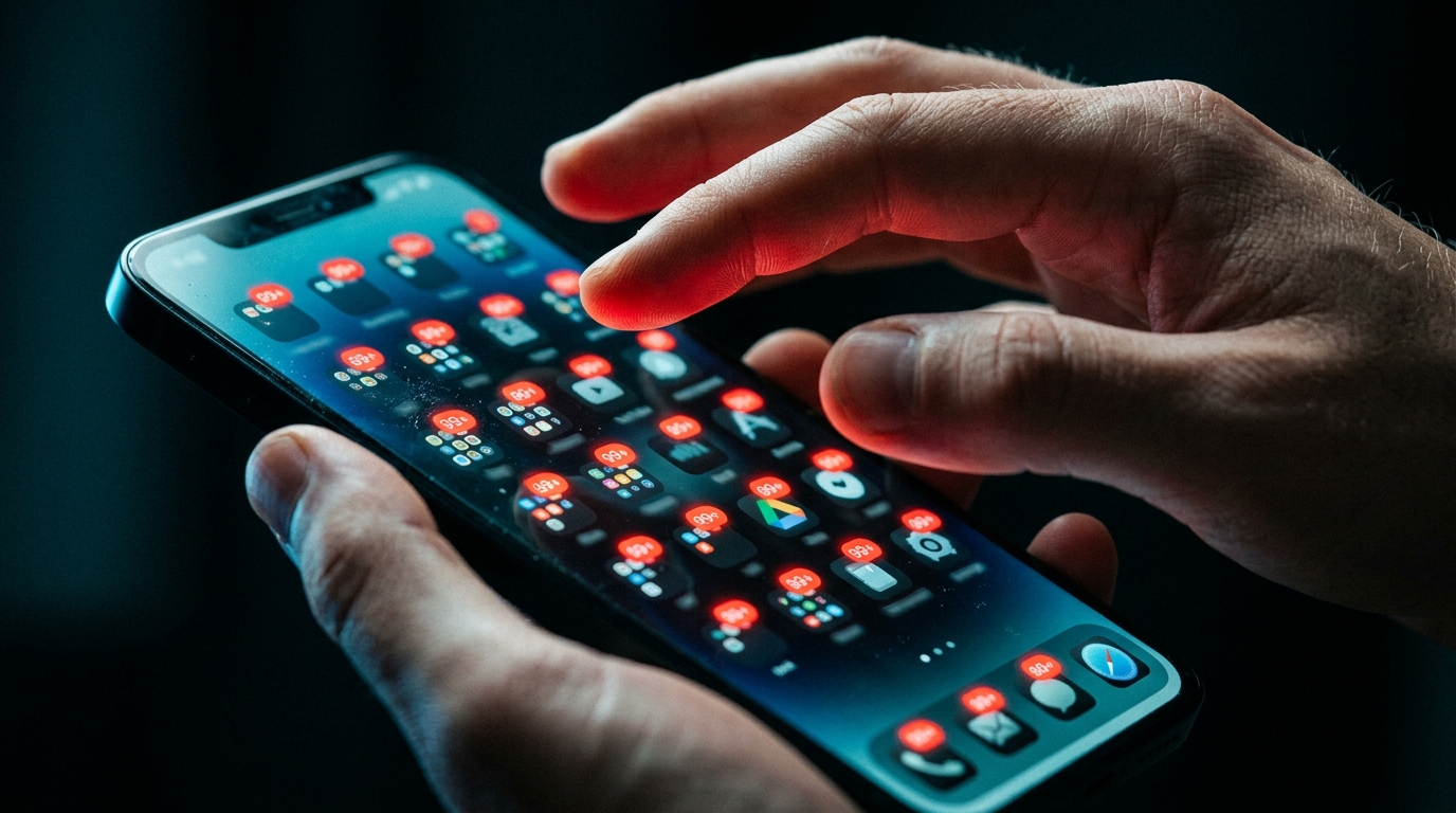 Especialistas em psicologia explicam: quem apaga as notificações do celular e zera as bolinhas vermelhas pode não estar apenas sendo metódico, mas aliviando a sensação de que há sempre algo pendente esperando por resposta
