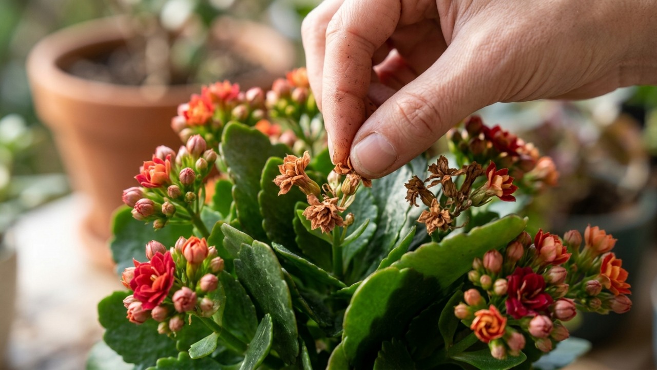 Nem muita água nem pouca luz: o kalanchoe pode florescer por meses quando fica em local bem iluminado e só é regado depois que o substrato começa a secar