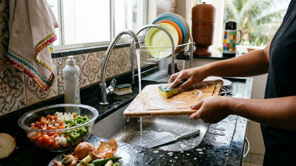 Especialistas em psicologia explicam: “Quem lava a louça enquanto prepara a comida pode não estar apenas sendo organizado, mas usando a limpeza da cozinha para manter a mente mais tranquila e evitar a sensação de sobrecarga”