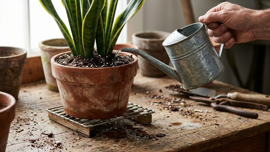 Colocar um garfo de metal no vaso da espada-de-são-jorge: para que serve esse truque caseiro e por que recomendam