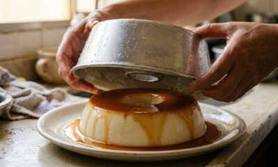 Receita de pudim de leite em pó feito sem precisar ir ao forno de um jeito super fácil e rápido