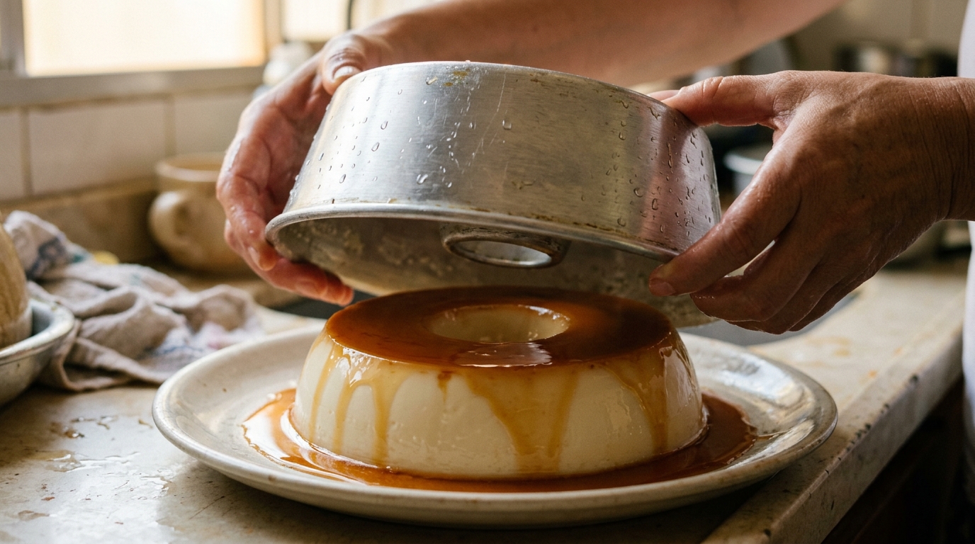 Receita de pudim de leite em pó feito sem precisar ir ao forno de um jeito super fácil e rápido