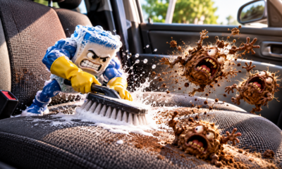 O truque caseiro que pode ajudar a remover manchas difíceis dos bancos do carro e deixar o estofamento mais limpo, renovado e sem aquelas marcas que aparecem depois de muito tempo de uso